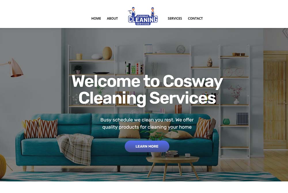 Cosway Cleaning Service Website