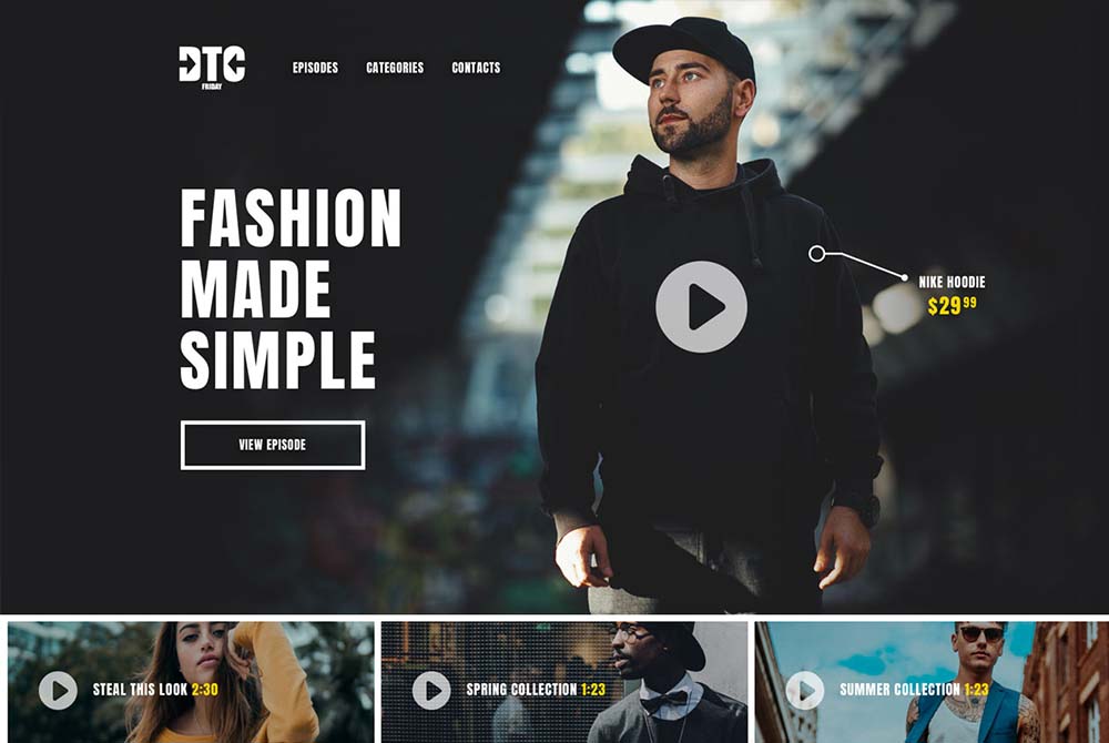 Website Design for Fashion Company