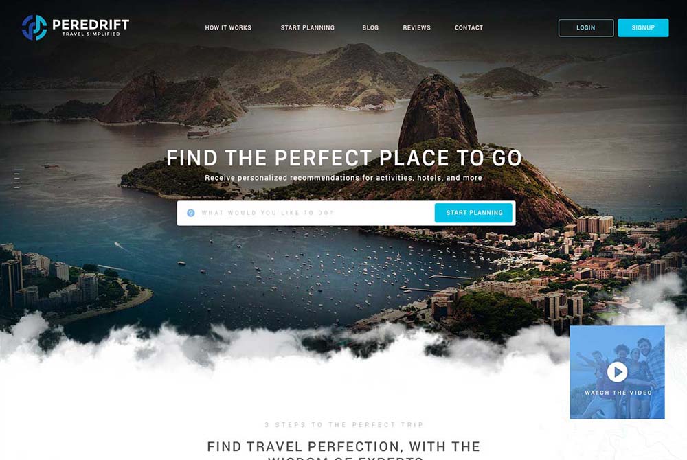 Web Design for Travel Site